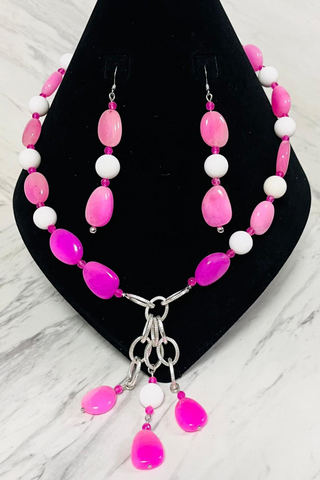 Fuchsia Falls Y-Necklace