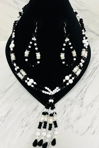 Drip Pearl Necklace Set ✨(Multiple Colors)