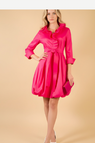 Samuel Dong's Double Collar Bubble Dress