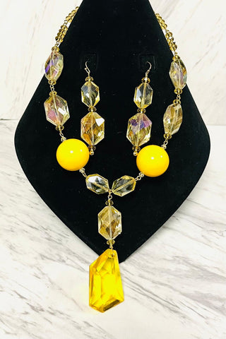 Lemon Luxe Crystal Set 🍋