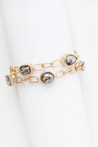 ✨ Midnight Link Double Layer Bracelet