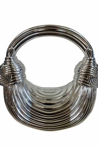 Metallic Halo Knot Bag