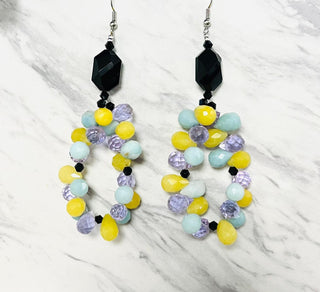 Lemon Drop Confetti Earrings 🍋✨