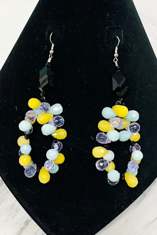 Lemon Drop Confetti Earrings 🍋✨