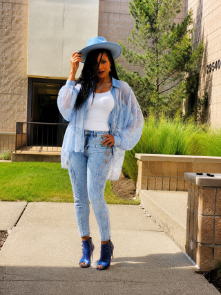Crystal Swirl Jean ✨👖
