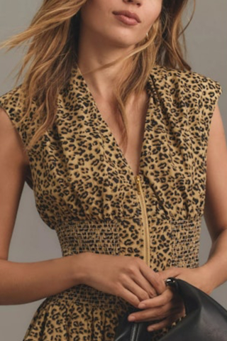 🐆✨ Runway Roar Maxi Denim Dress