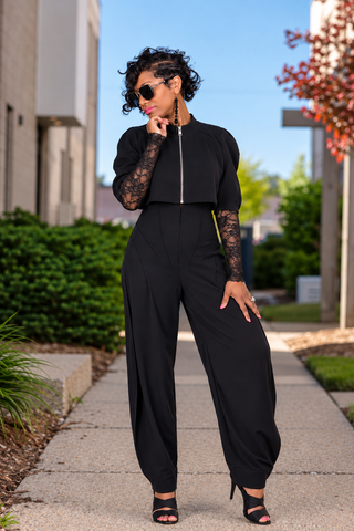 Zip Code Chic Pant Set 🖤✨