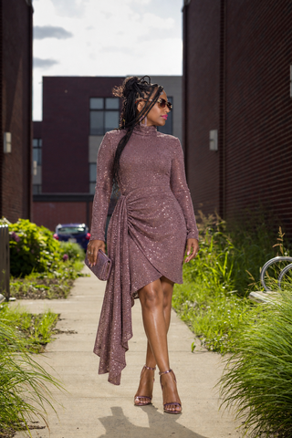 Afterglow Draped Dress ✨