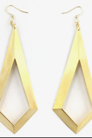 Golden Apex Prism Earrings ✨💛