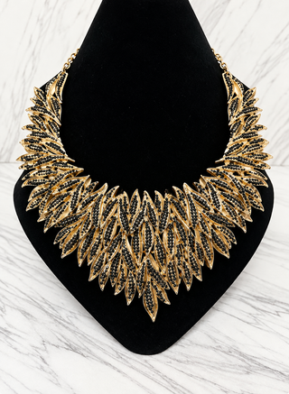 Midnight Majesty Statement Necklace