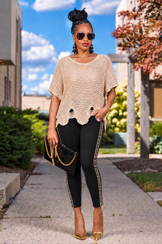 Wavy Hole Sweater