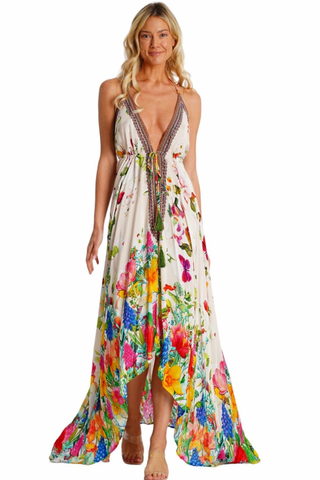 Bloom Bazaar Halter Maxi 🌸