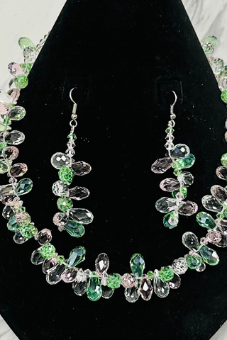 Pistachio Blush Crystal Set