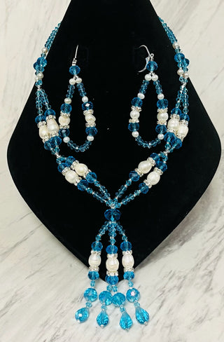 Drip Pearl Necklace Set ✨(Multiple Colors)