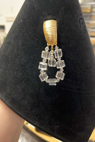 Chic Cube Hoops