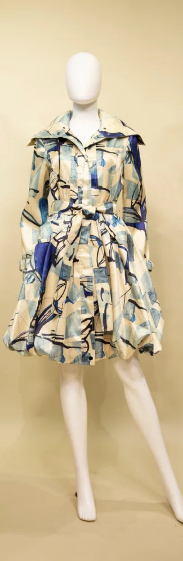 Samuel Dong's Printed Bubble Coat Dress - (19 Options)