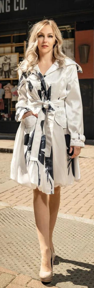 Samuel Dong's Printed Bubble Coat Dress - (19 Options)