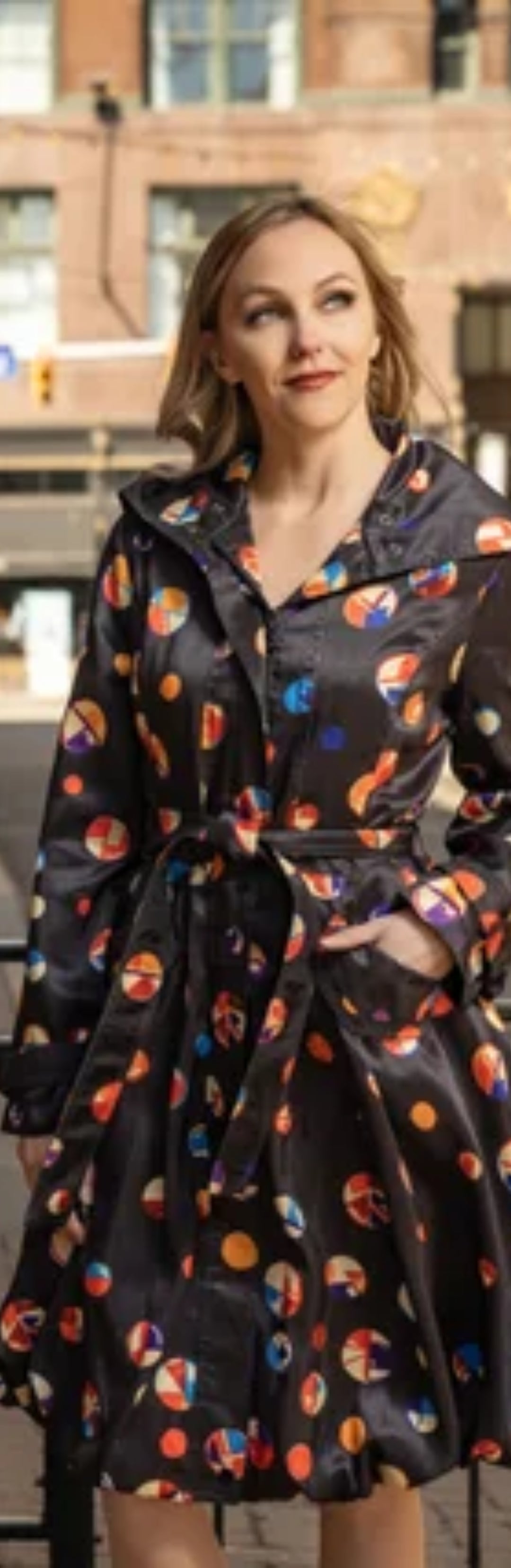 Samuel Dong's Printed Bubble Coat Dress - (19 Options)