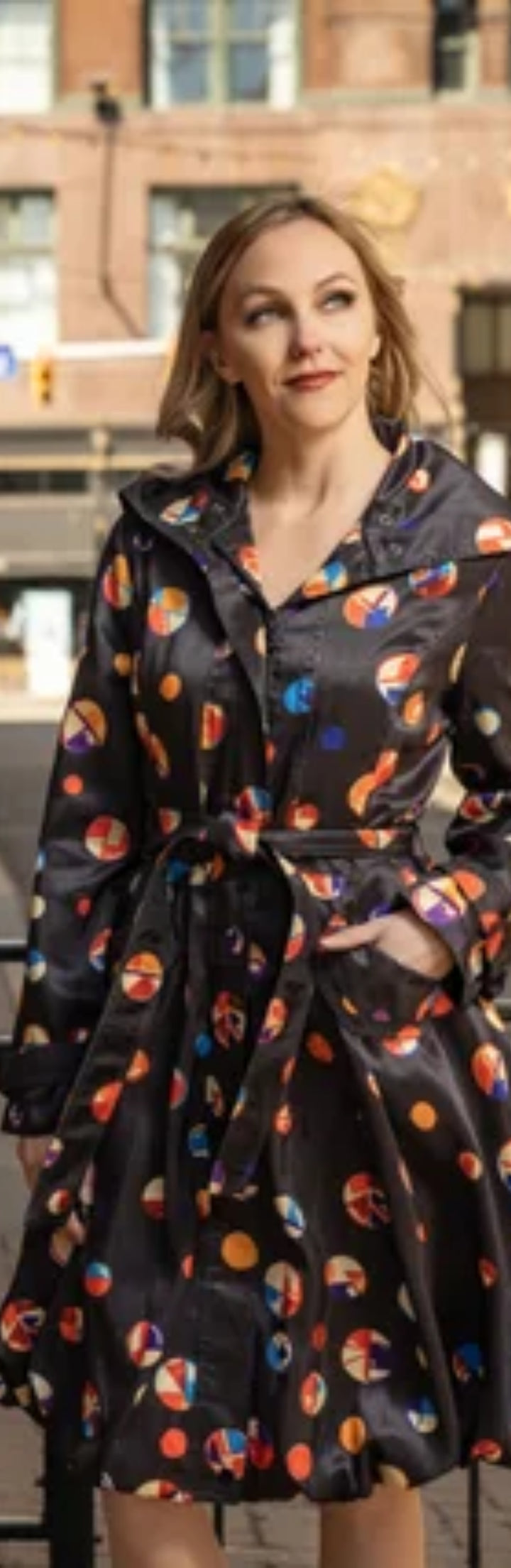 Samuel Dong's Printed Bubble Coat Dress - (19 Options)