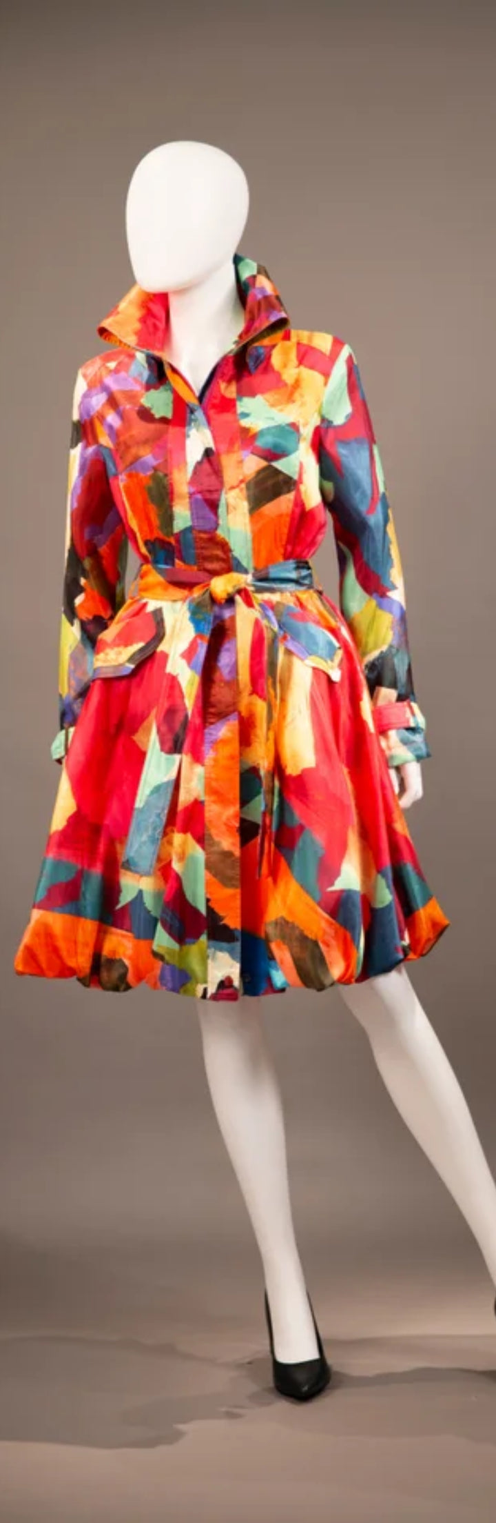 Samuel Dong's Printed Bubble Coat Dress - (19 Options)