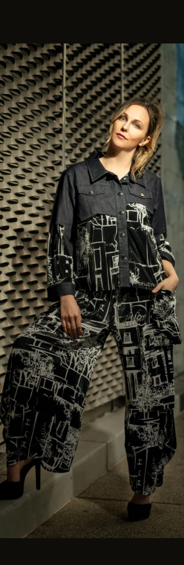 Samuel Dong's Patchwork Denim Jacket (3 Color Options)