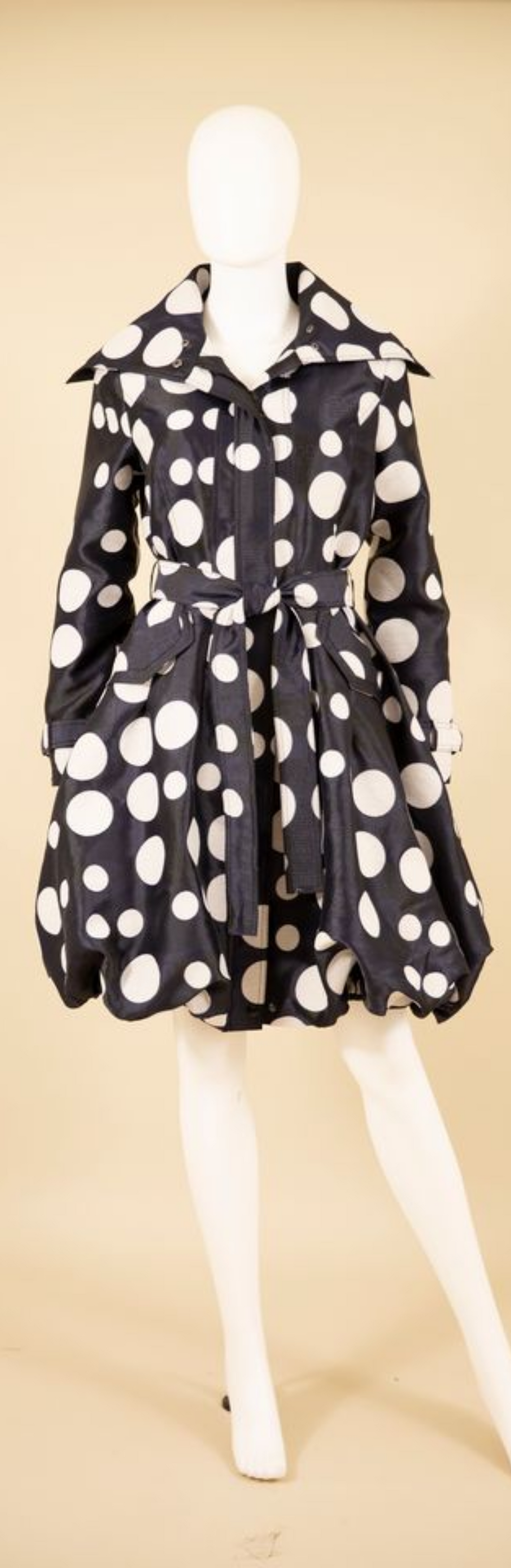 Samuel Dong's Woven Bubble Coat Dress (6 Color Options)