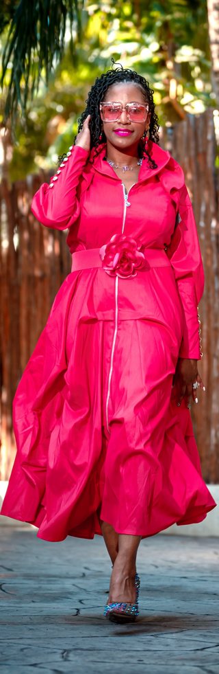 Samuel Dong's Bustle Coat Dress (9 Colors)