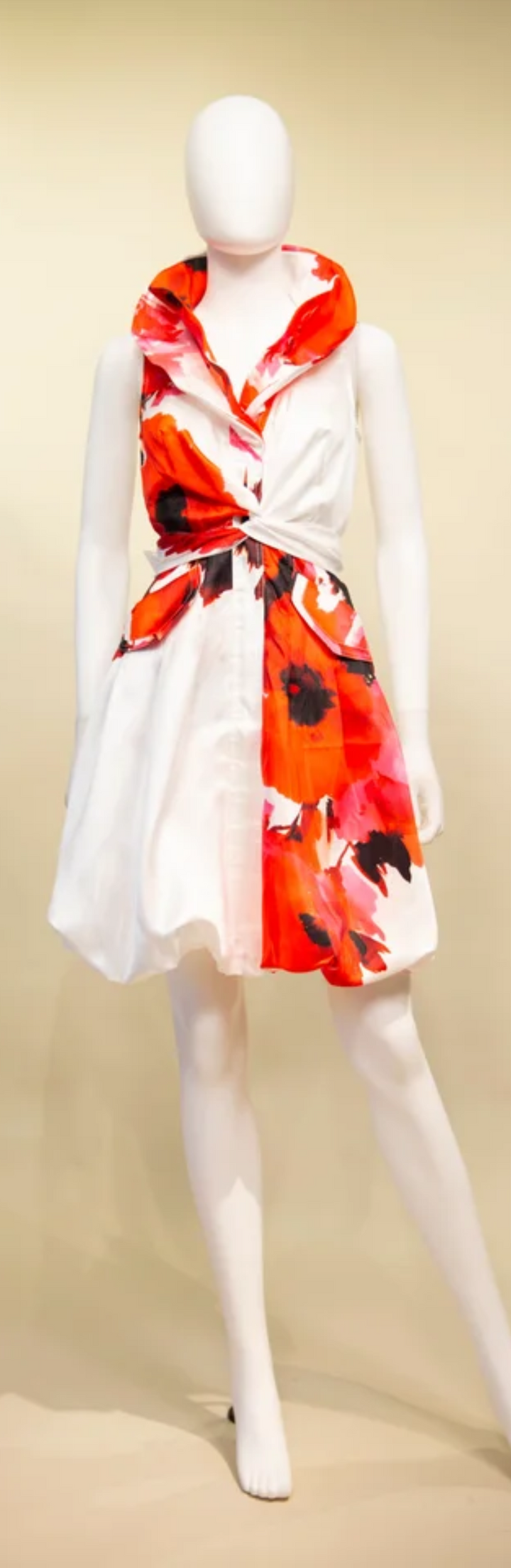 Samuel Dong's Print Double Collared Bubble Dress (17 Color Options)