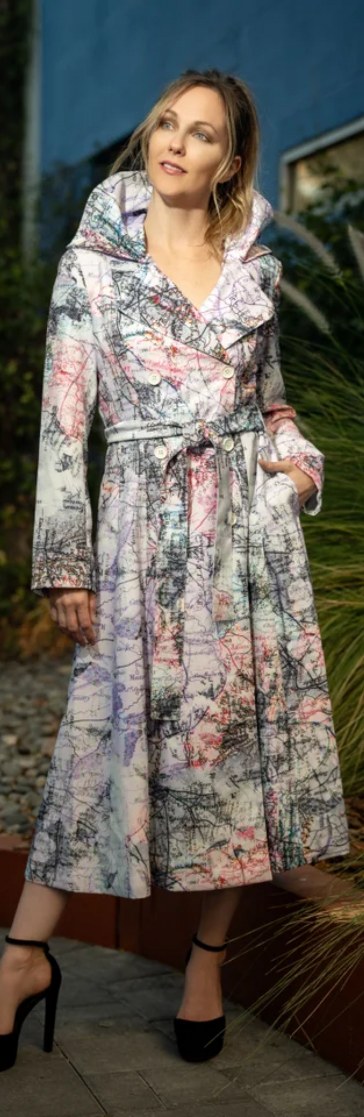 Samuel Dong's Floral Printed Trench (4 Color Options)