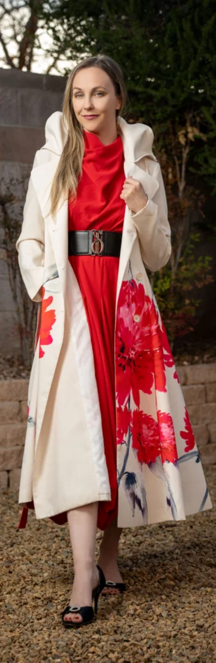 Samuel Dong's Floral Printed Trench (4 Color Options)