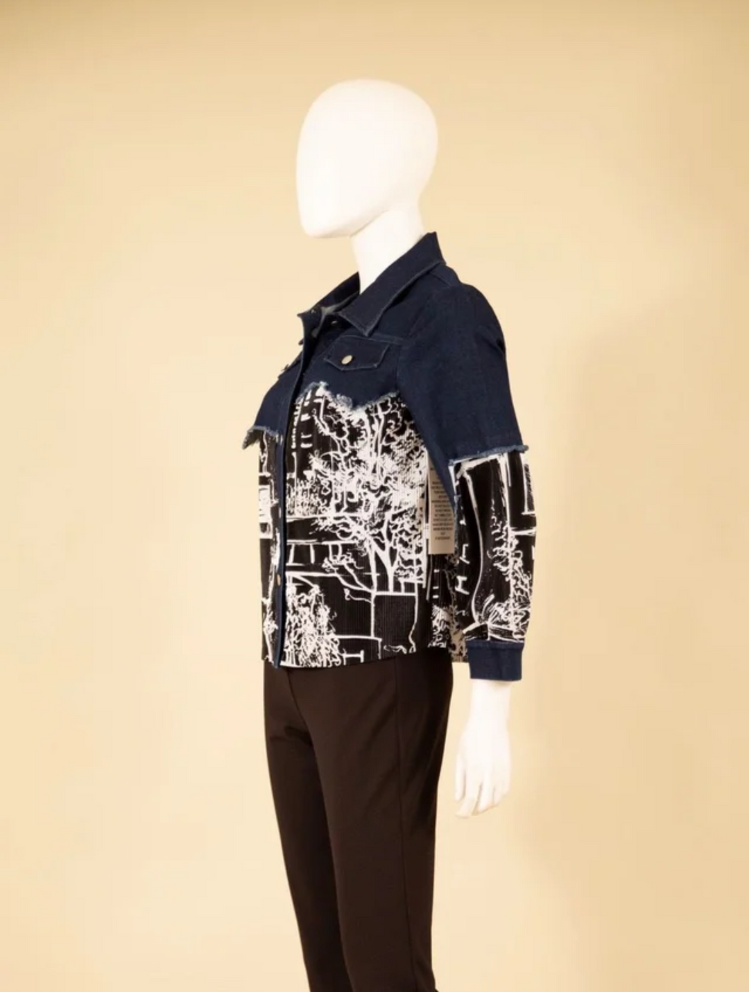 Samuel Dong's Patchwork Denim Jacket (3 Color Options)