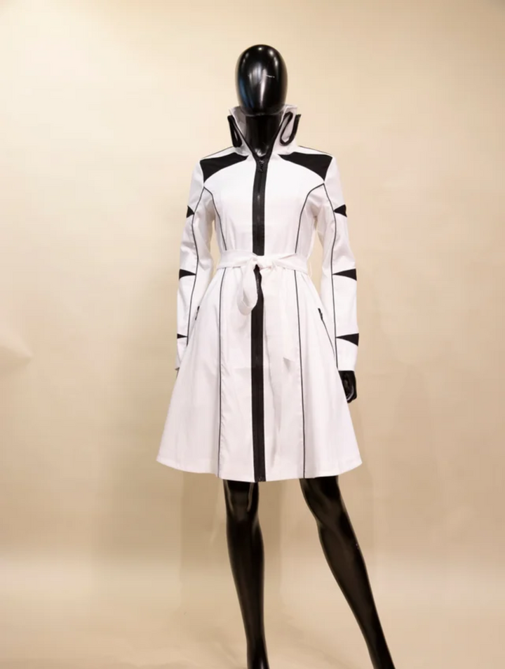 Samuel Dong's Arrow Abstract Coat Dress