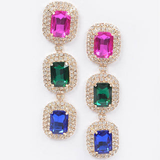 Rhinestone Dangle Earring