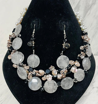 Moonstone Necklace Set