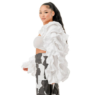 🤍 Runway Whimsical Bolero