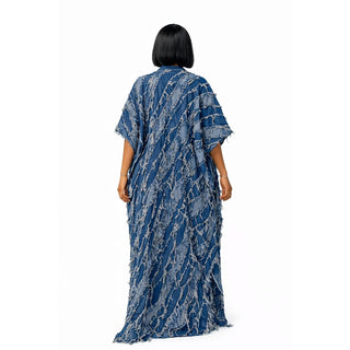 Frayed Indigo Flow Kimono 💙✨