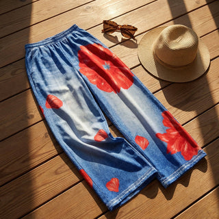 🌼 Golden Stroll Wide Leg Pant
