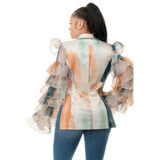 Watercolor Romance Blazer 🎨✨