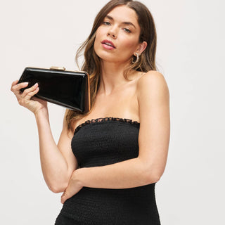 Patent Asymmetrical Evening Bag