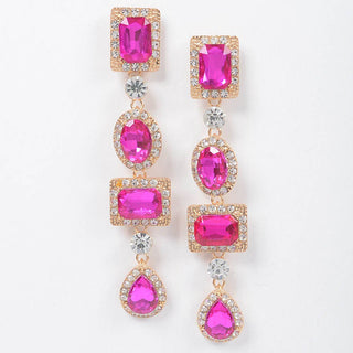 Multi Shape Stone Earring