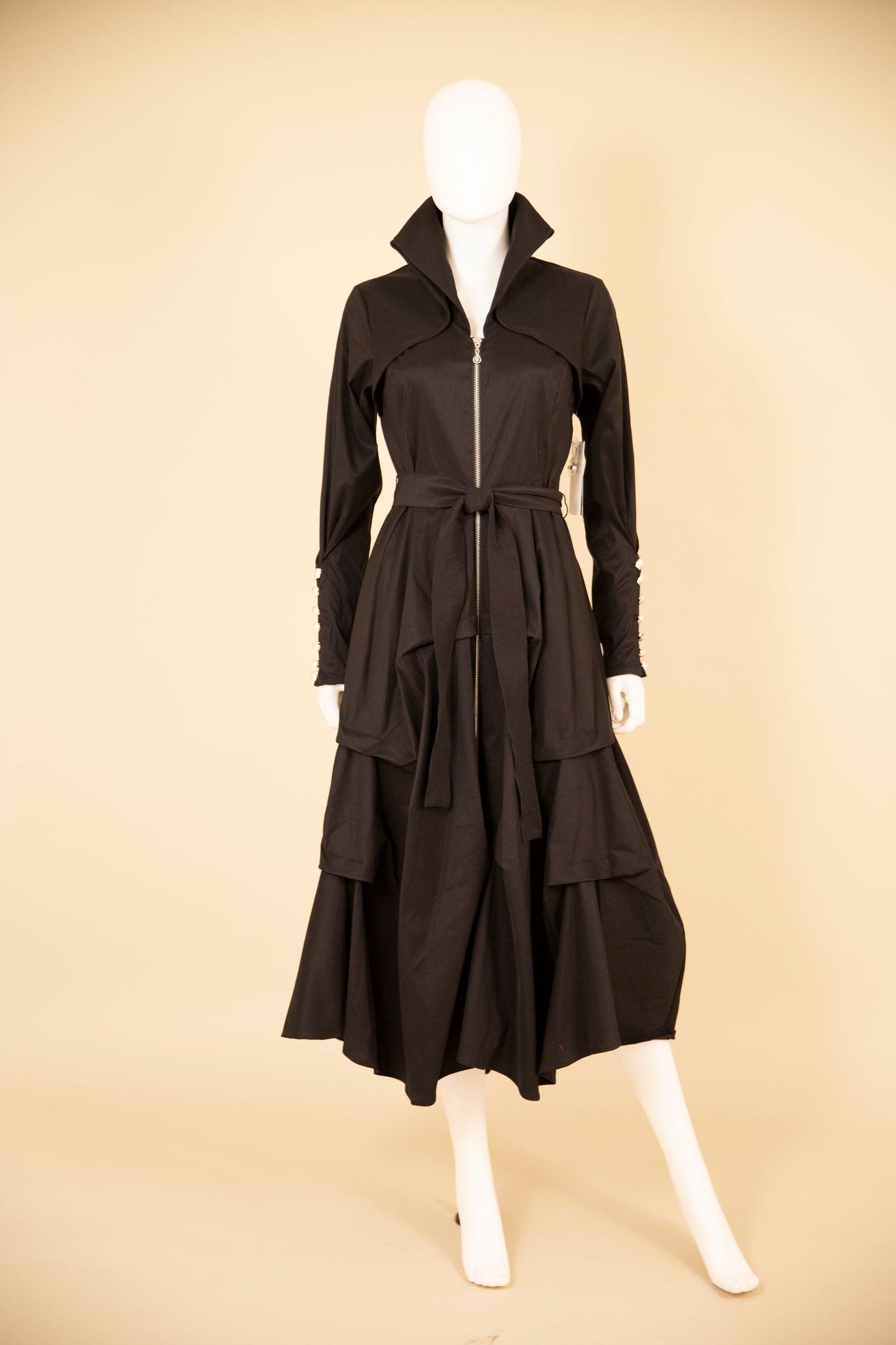 Samuel Dong's Bustle Coat Dress