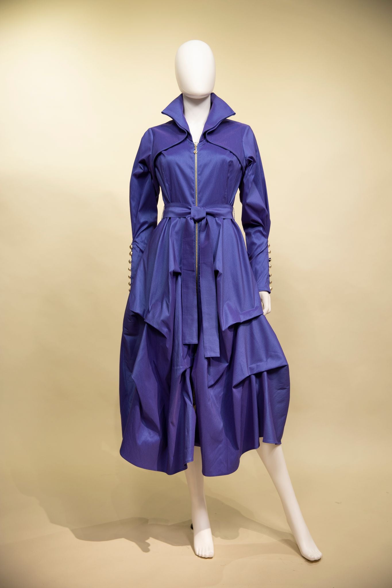 Samuel Dong's Bustle Coat Dress