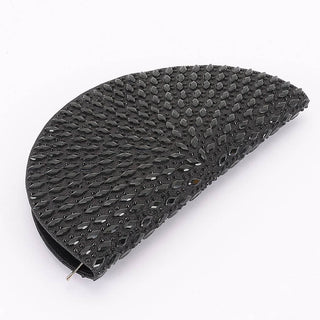 Rhinestone Half Moon Party Clutch