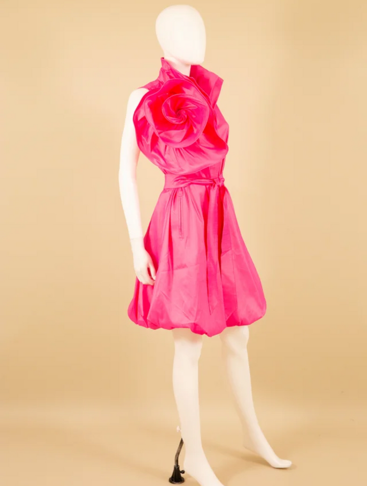 Samuel Dong's Giant Flower Bow Dress (2 Colors)
