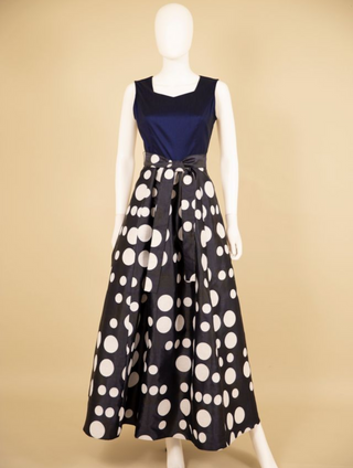 Samuel Dong's Polka Dot High-low Dress