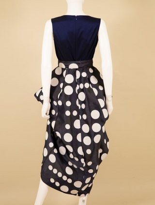Samuel Dong's Polka Dot High-low Dress
