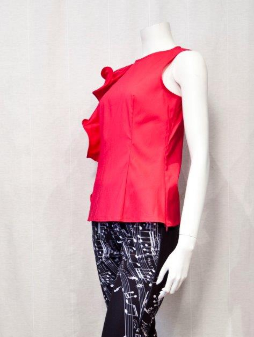 Samuel Dong's One Side Ruffle Top