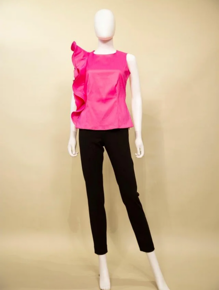 Samuel Dong's One Side Ruffle Top