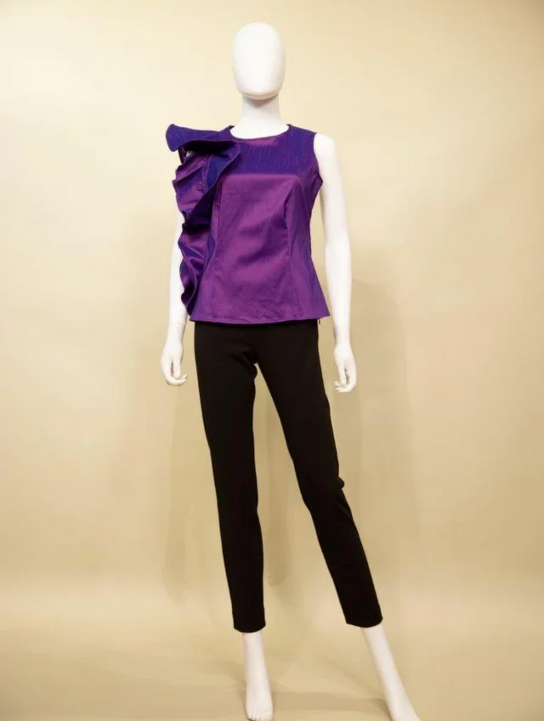 Samuel Dong's One Side Ruffle Top