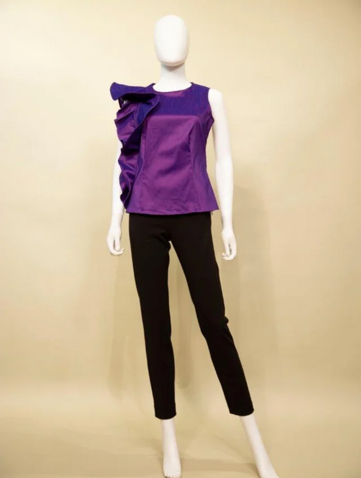 Samuel Dong's One Side Ruffle Top